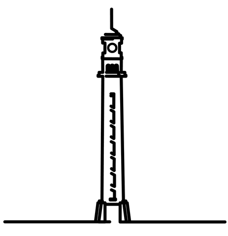 Concepcion Clocktower Coloring Page